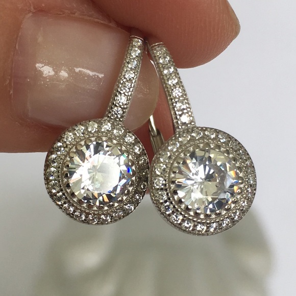Royale Bijoux Jewelry - New!  Sterling silver & cubic zirconia earrings